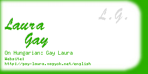 laura gay business card